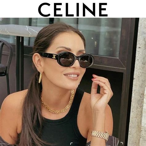 celine triomphe sunglasses real vs fake|CELINE TRIOMPHE 01 OVAL SUNGLASSES REVIEW .